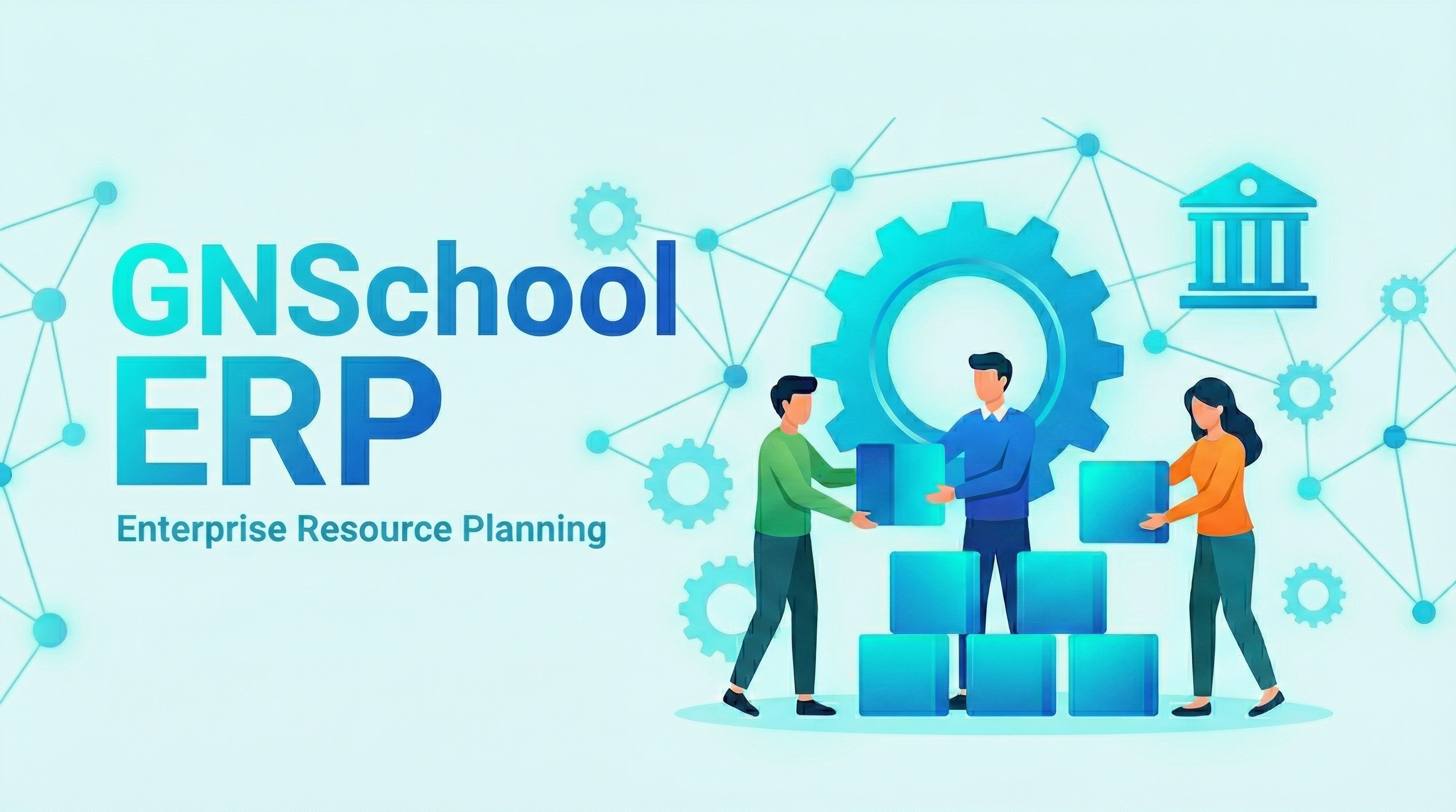 GNSchoolERP Dashboard Mockup